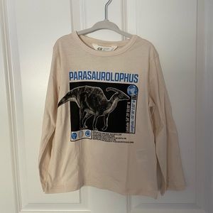 H&M Dinosaur Long-Sleeve Shirt
